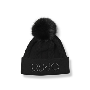 Cappello Liu Jo in maglia con pompon