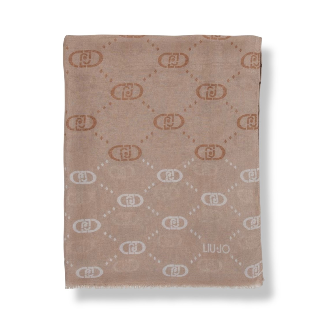 Sciarpa Liu Jo in viscosa con monogram all over