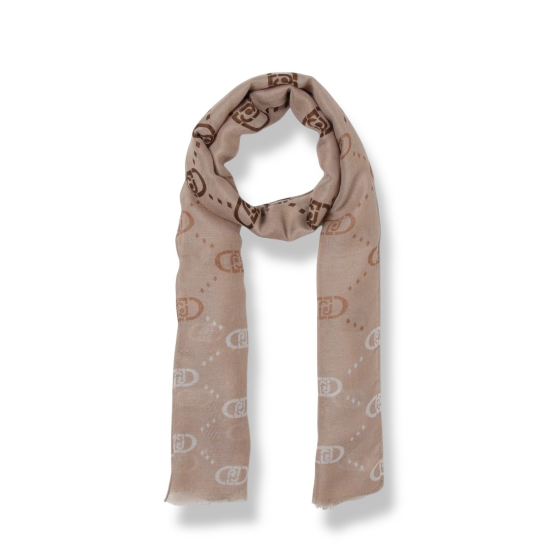 Sciarpa Liu Jo in viscosa con monogram all over