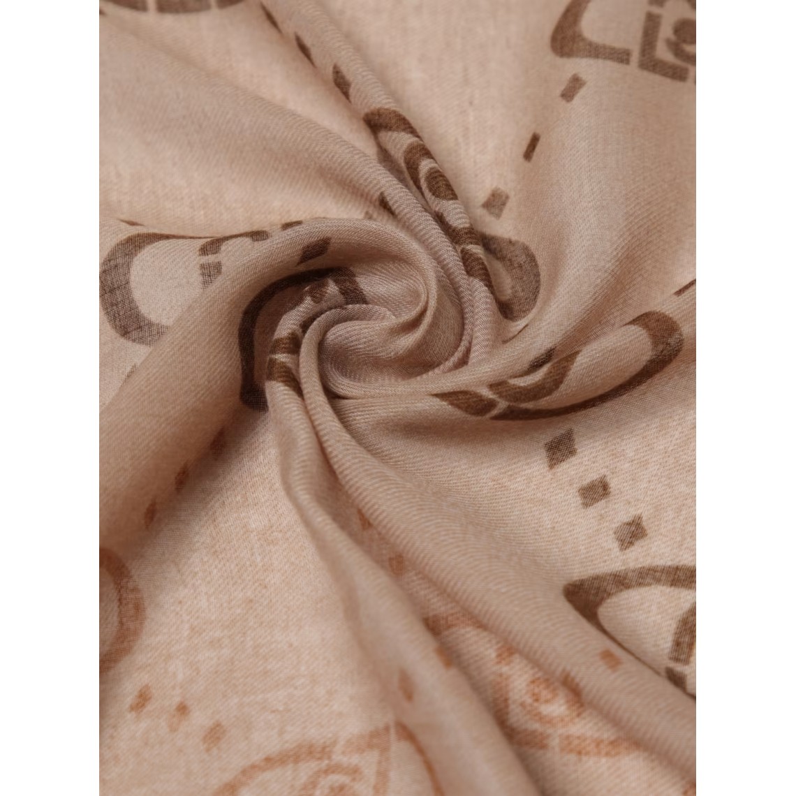 Sciarpa Liu Jo in viscosa con monogram all over