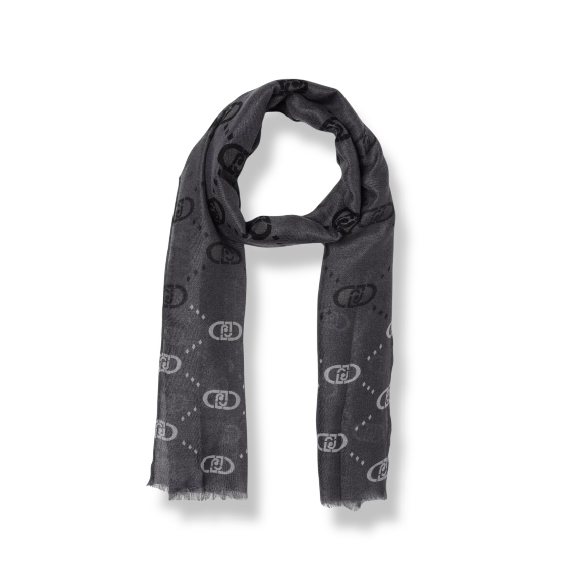 Sciarpa Liu Jo in viscosa con monogram all over