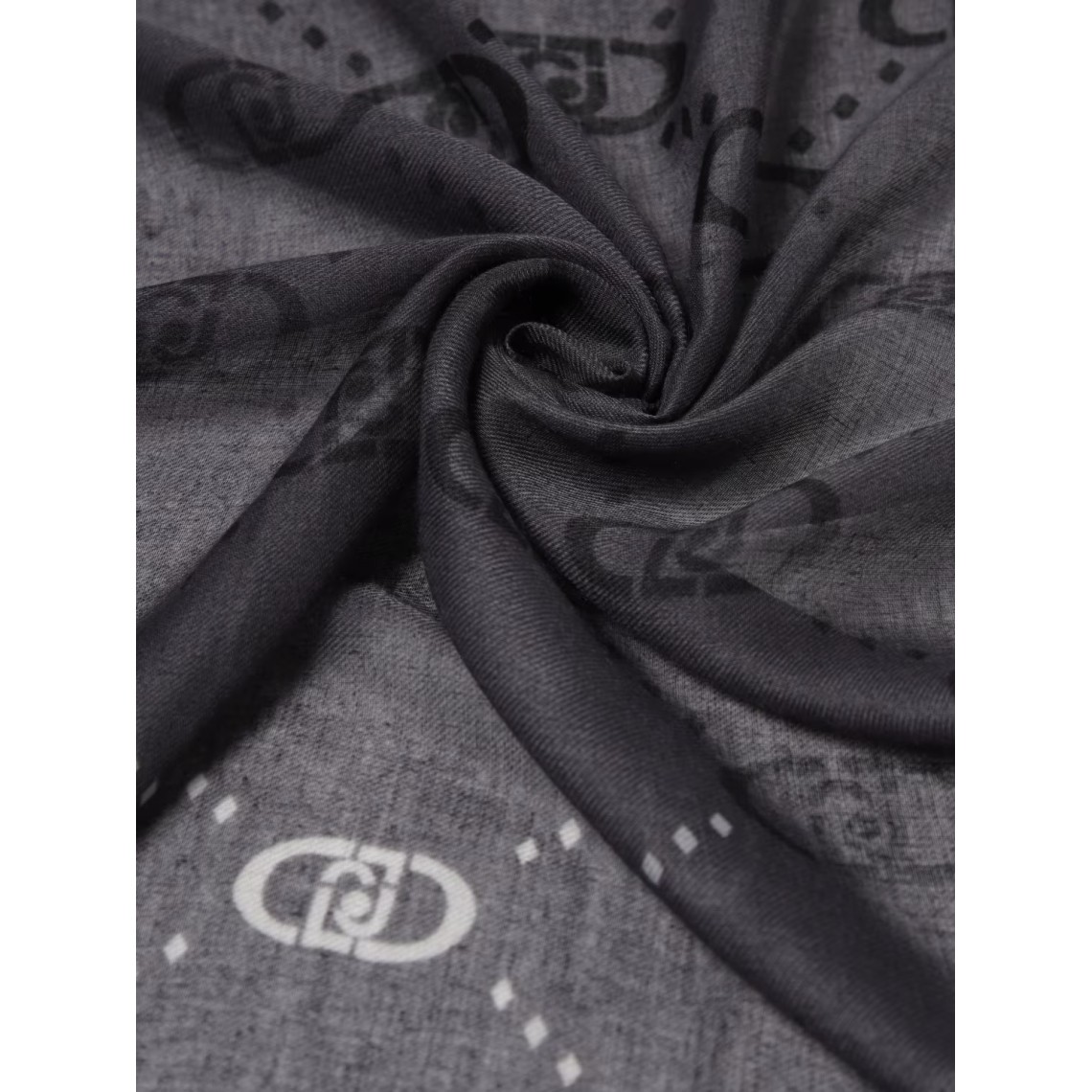 Sciarpa Liu Jo in viscosa con monogram all over