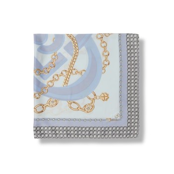 Foulard Liu Jo in twill con stampa animalier