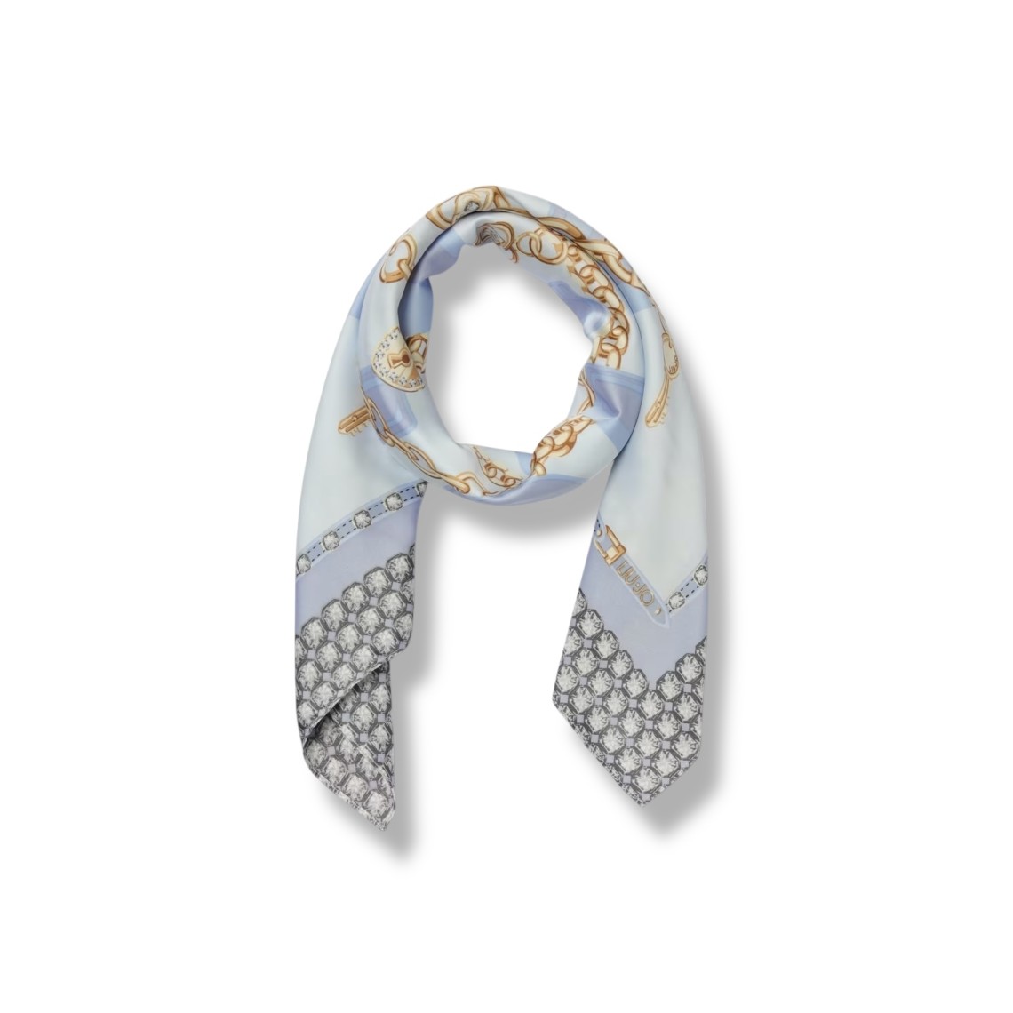 Foulard Liu Jo in twill con stampa animalier
