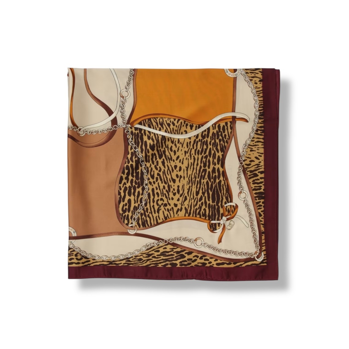 Foulard Liu Jo in twill con stampa animalier