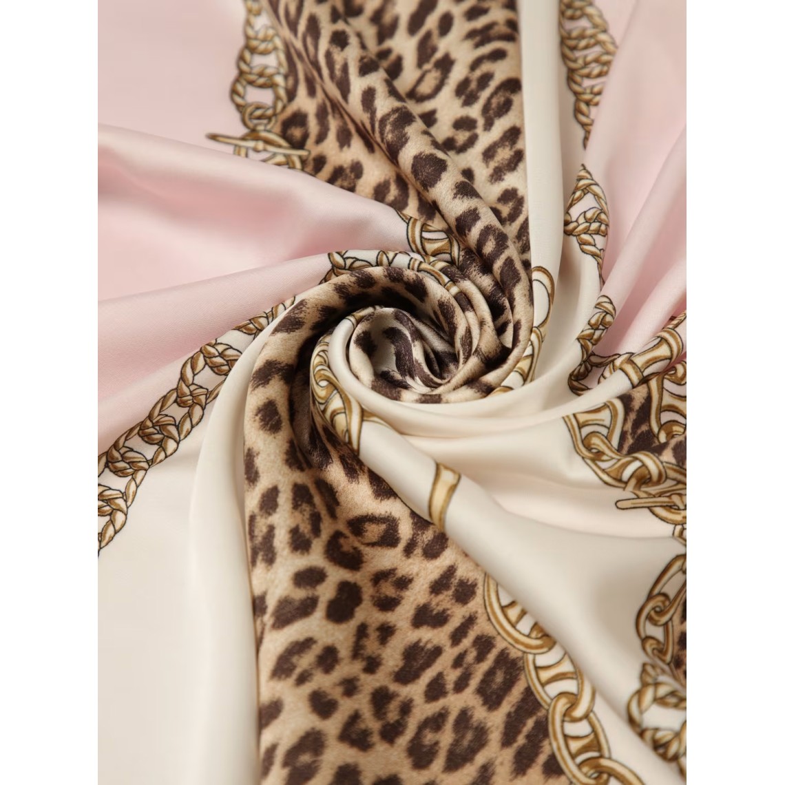 Foulard Liu Jo in twill con stampa animalier