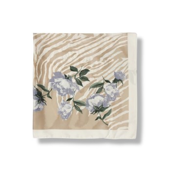 Foulard Liu Jo in twill con stampa animalier