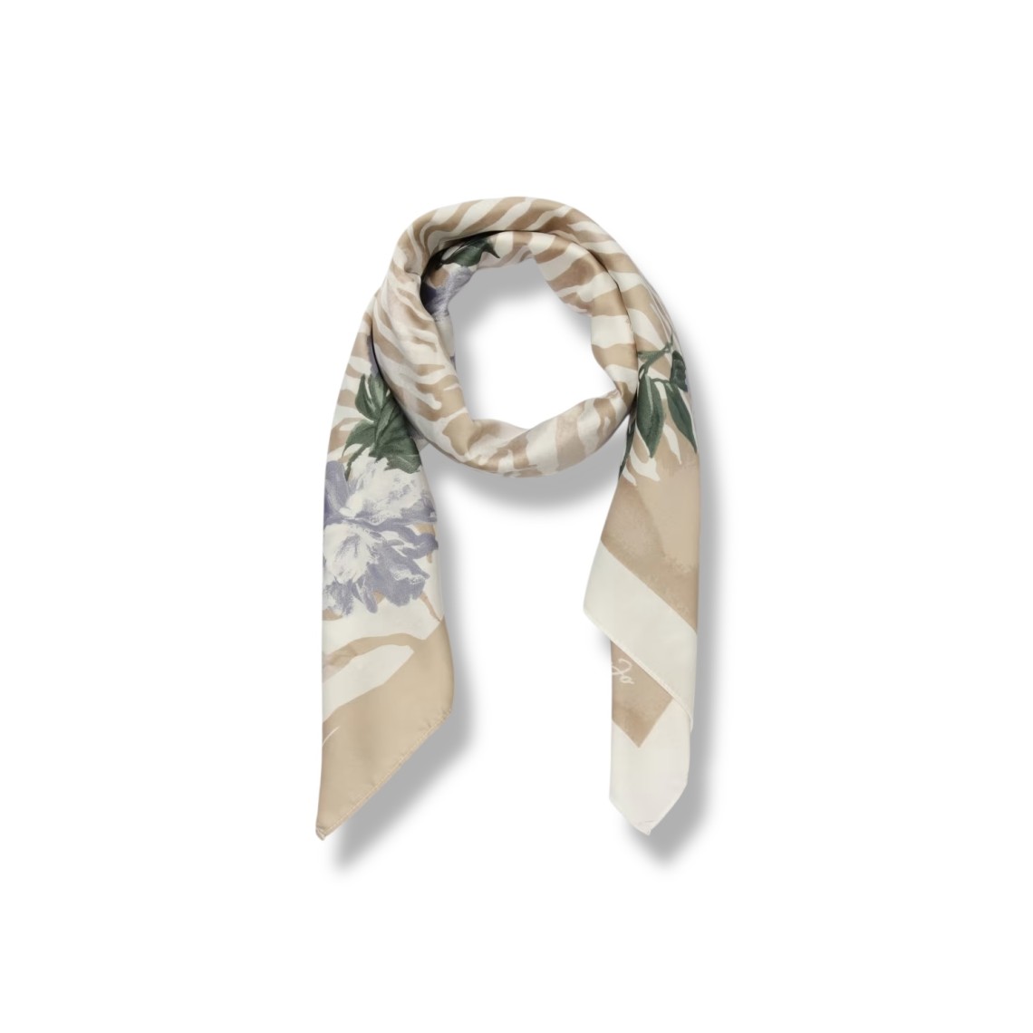 Foulard Liu Jo in twill con stampa animalier