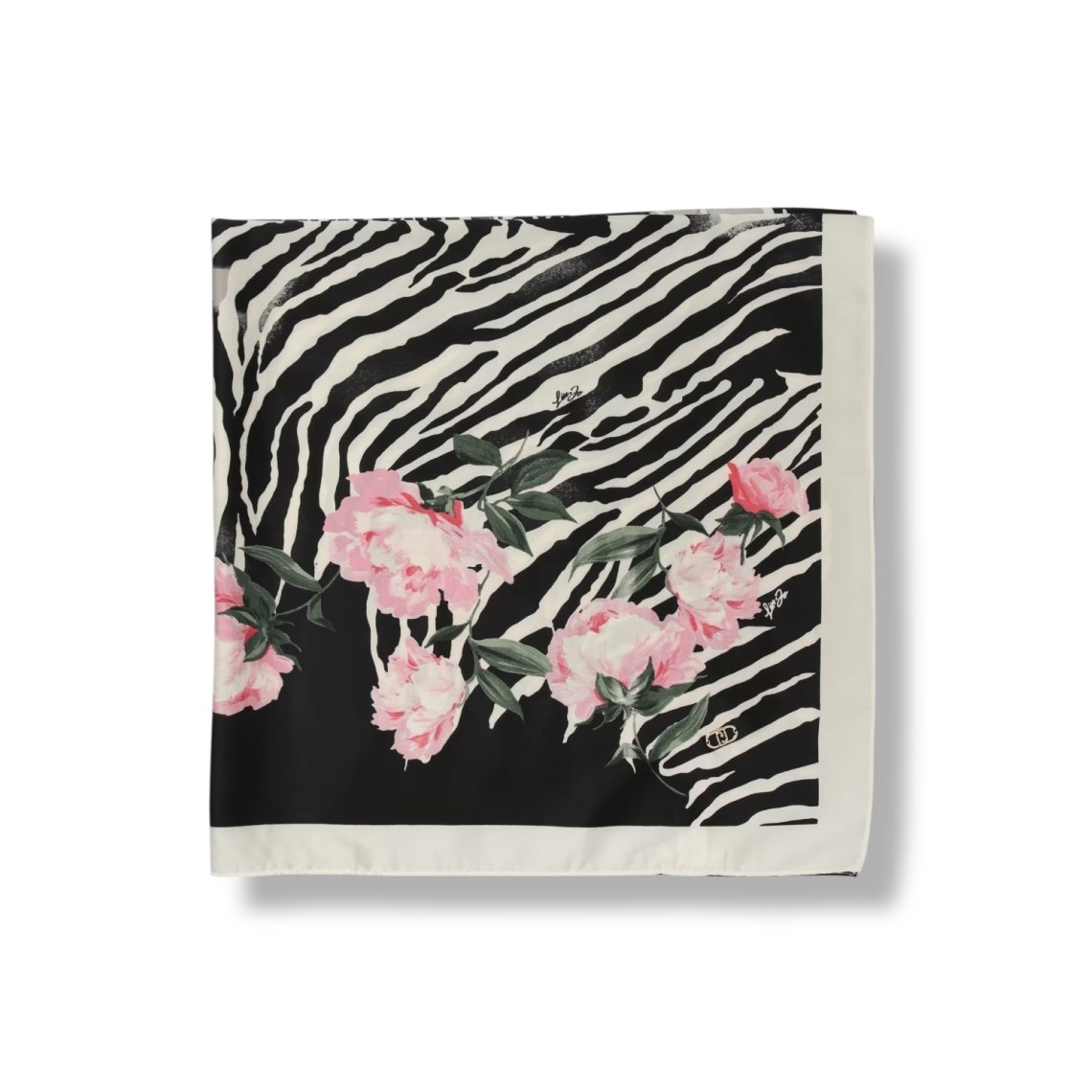 Foulard Liu Jo in twill con stampa animalier