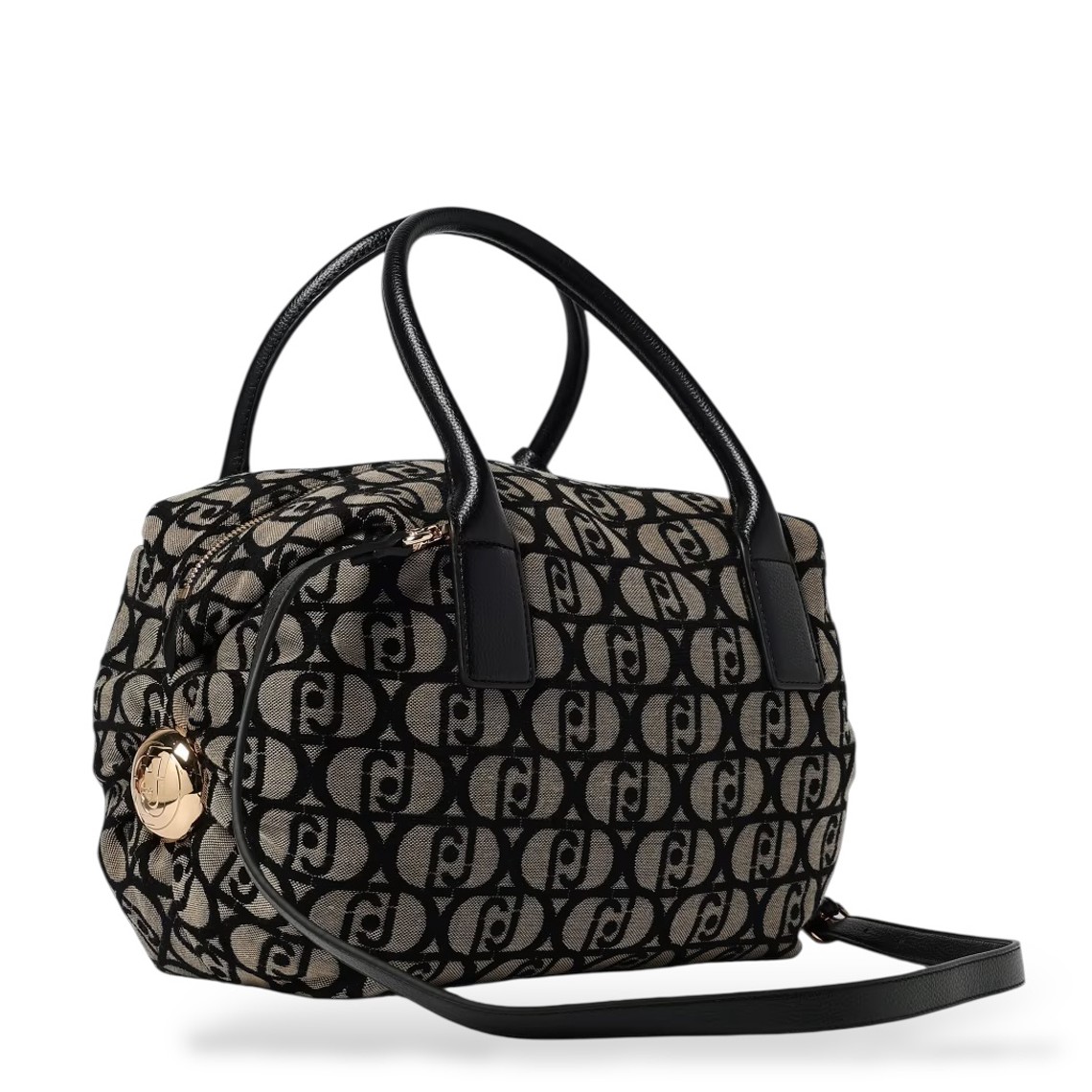 Borsa Liu Jo in canvas con monogram jacquard