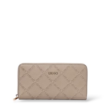Portafoglio in pelle sintetica logata Liu Jo