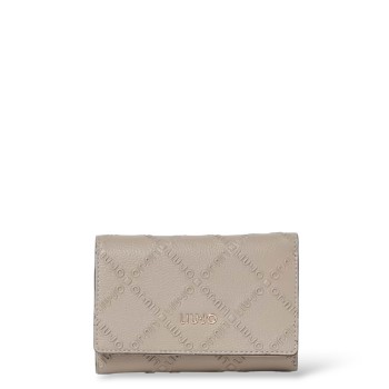 Portafoglio in pelle sintetica logata Liu Jo