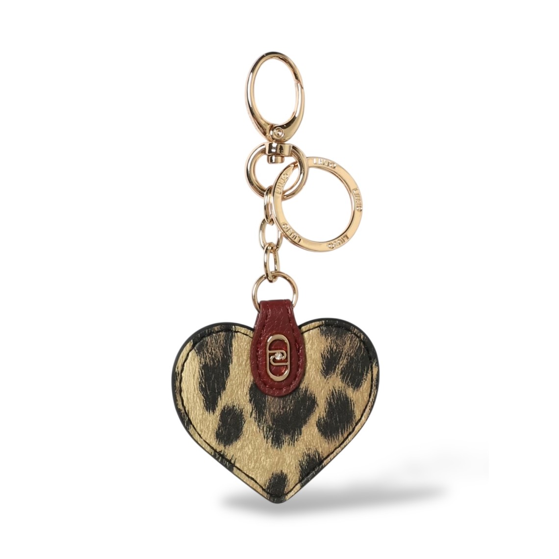 Portachiavi Liu Jo in pelle sintetica stampa animalier