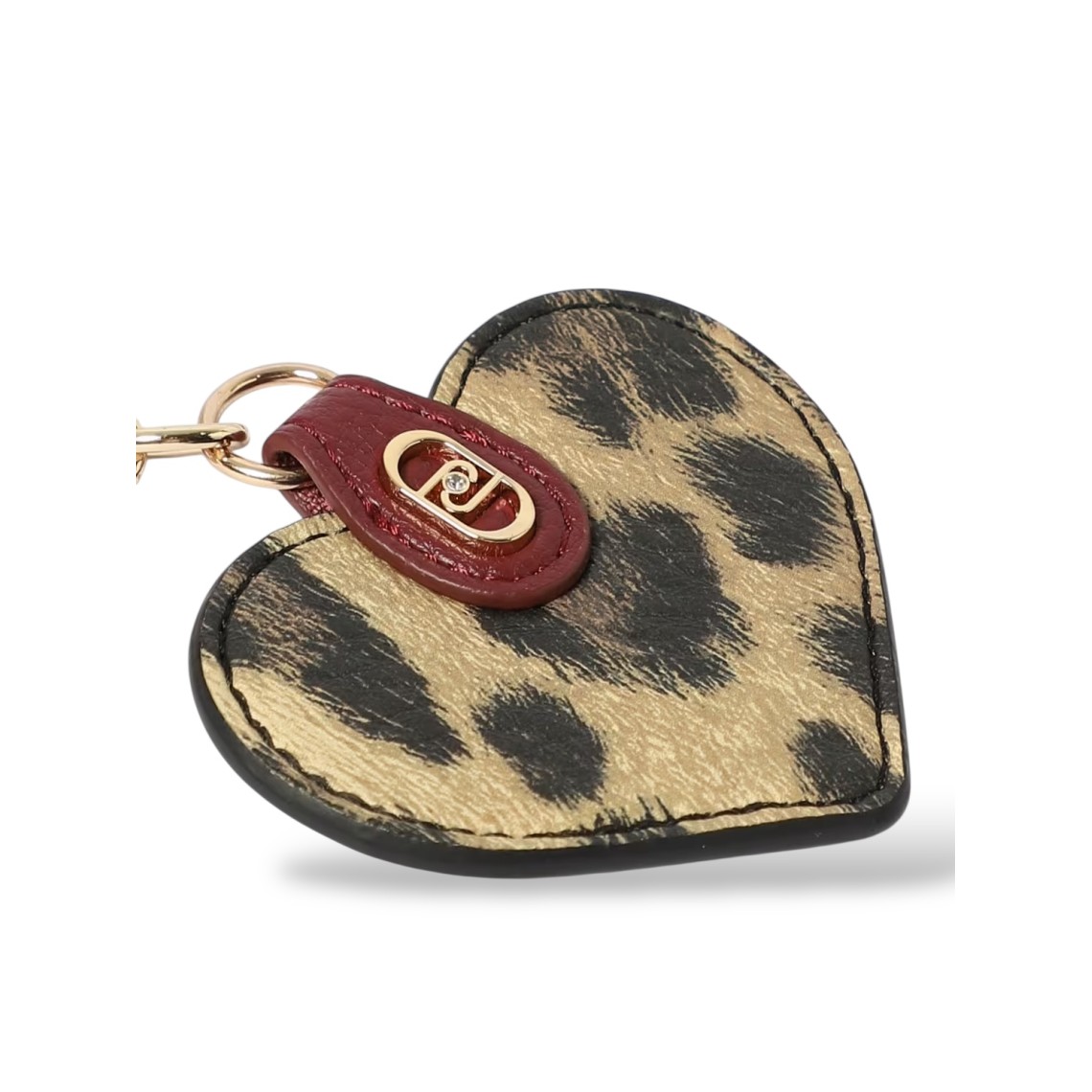 Portachiavi Liu Jo in pelle sintetica stampa animalier