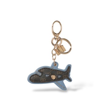 Portachiavi in metallo e pelle sintetica Liu Jo