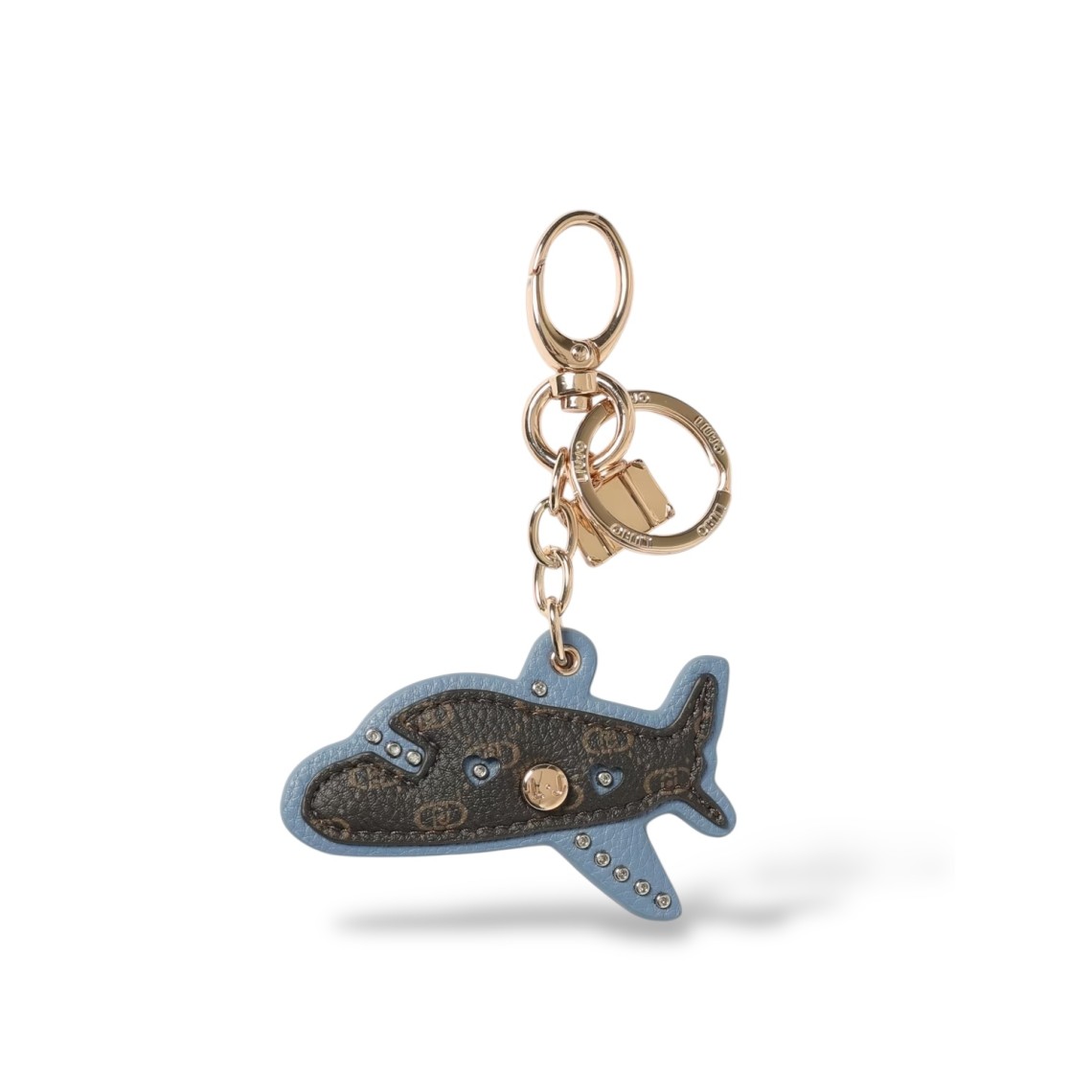 Portachiavi in metallo e pelle sintetica Liu Jo