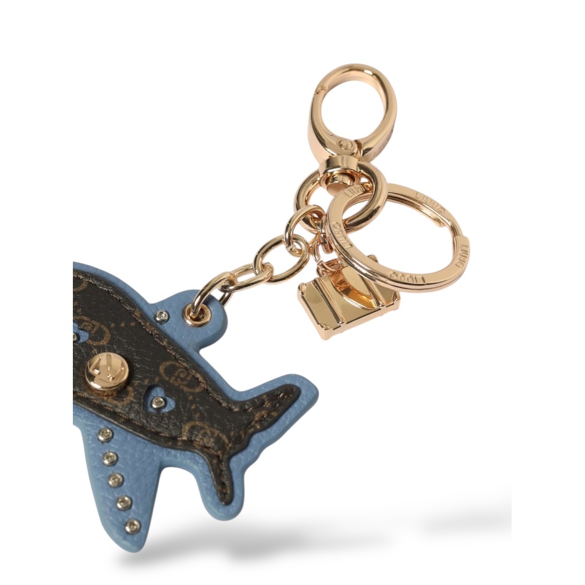 Portachiavi in metallo e pelle sintetica Liu Jo