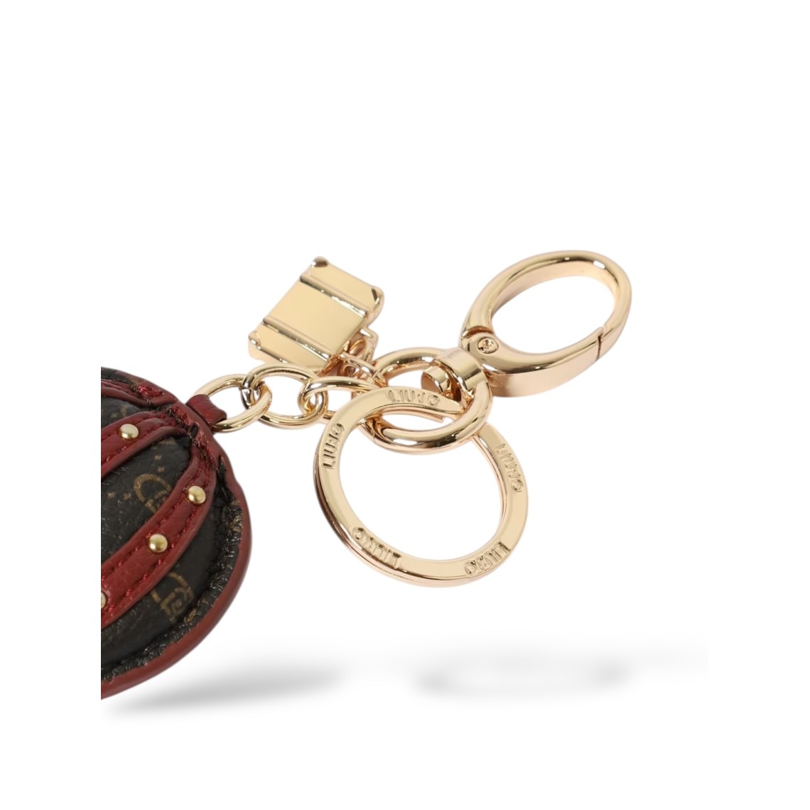 Portachiavi Liu Jo in pelle sintetica ed ottone