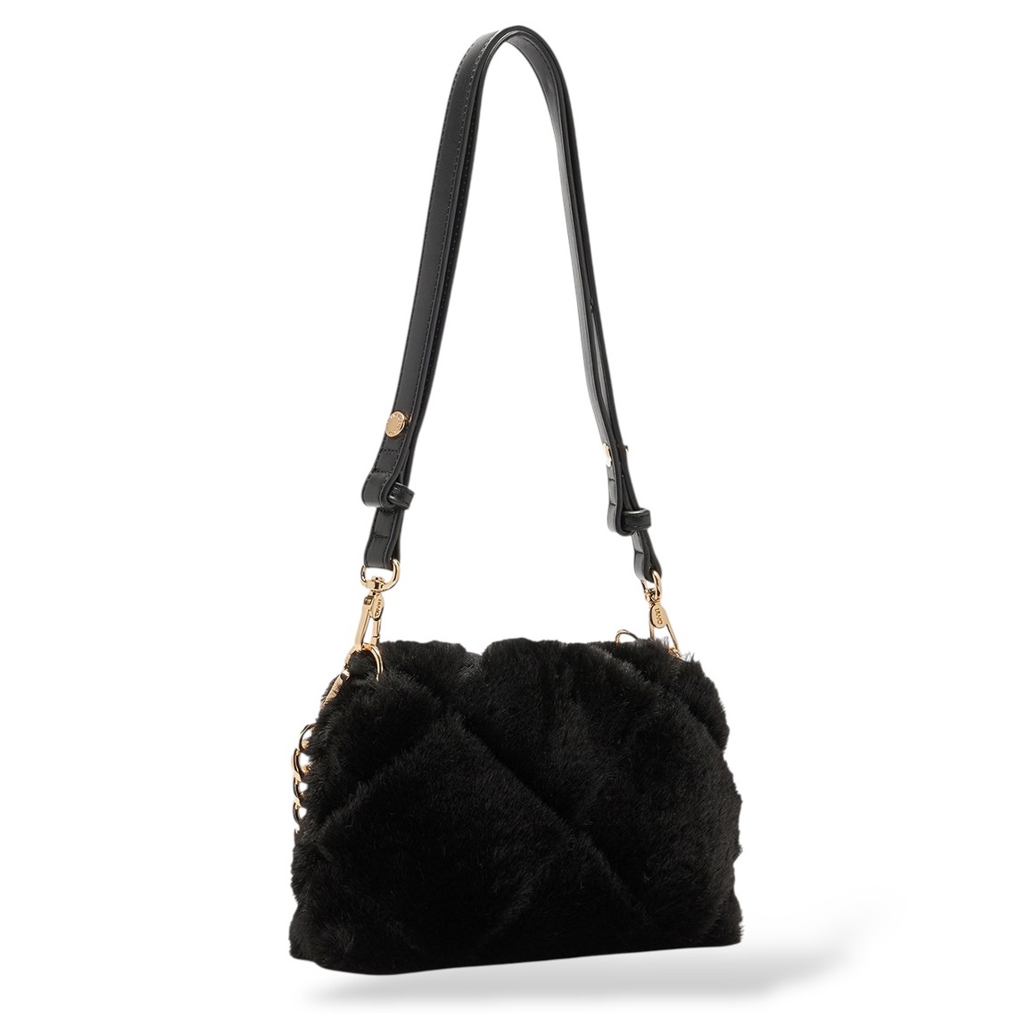 Borsa LaPuffy piccola in pelliccia sintetica Liu Jo