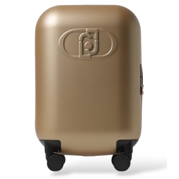 Valigia in policarbonato con maxi logo Liu Jo