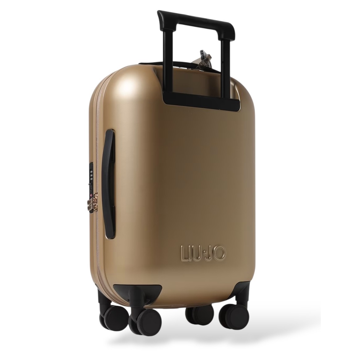 Valigia in policarbonato con maxi logo Liu Jo