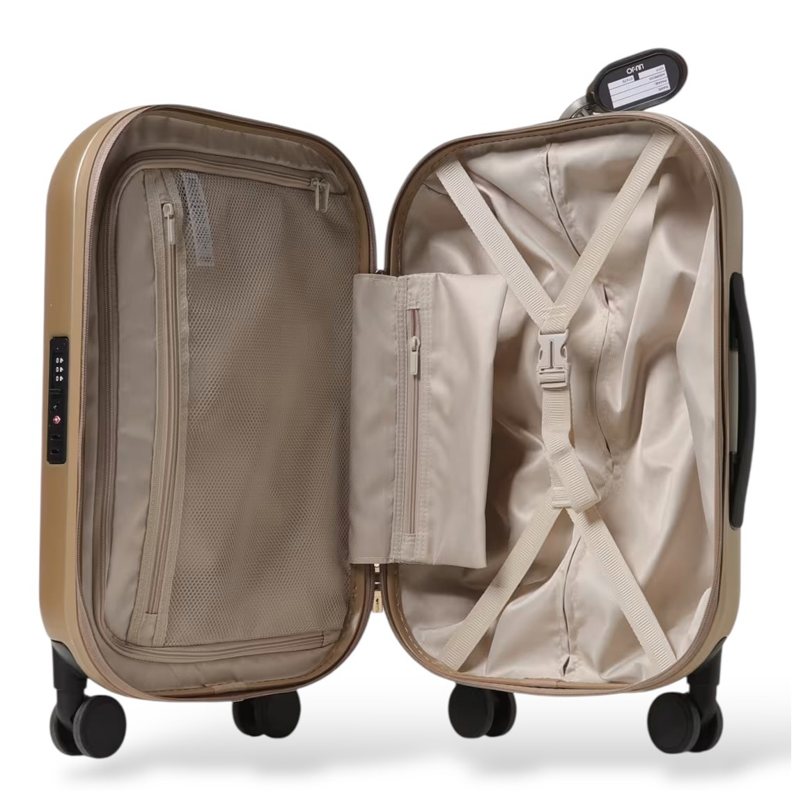 Valigia in policarbonato con maxi logo Liu Jo