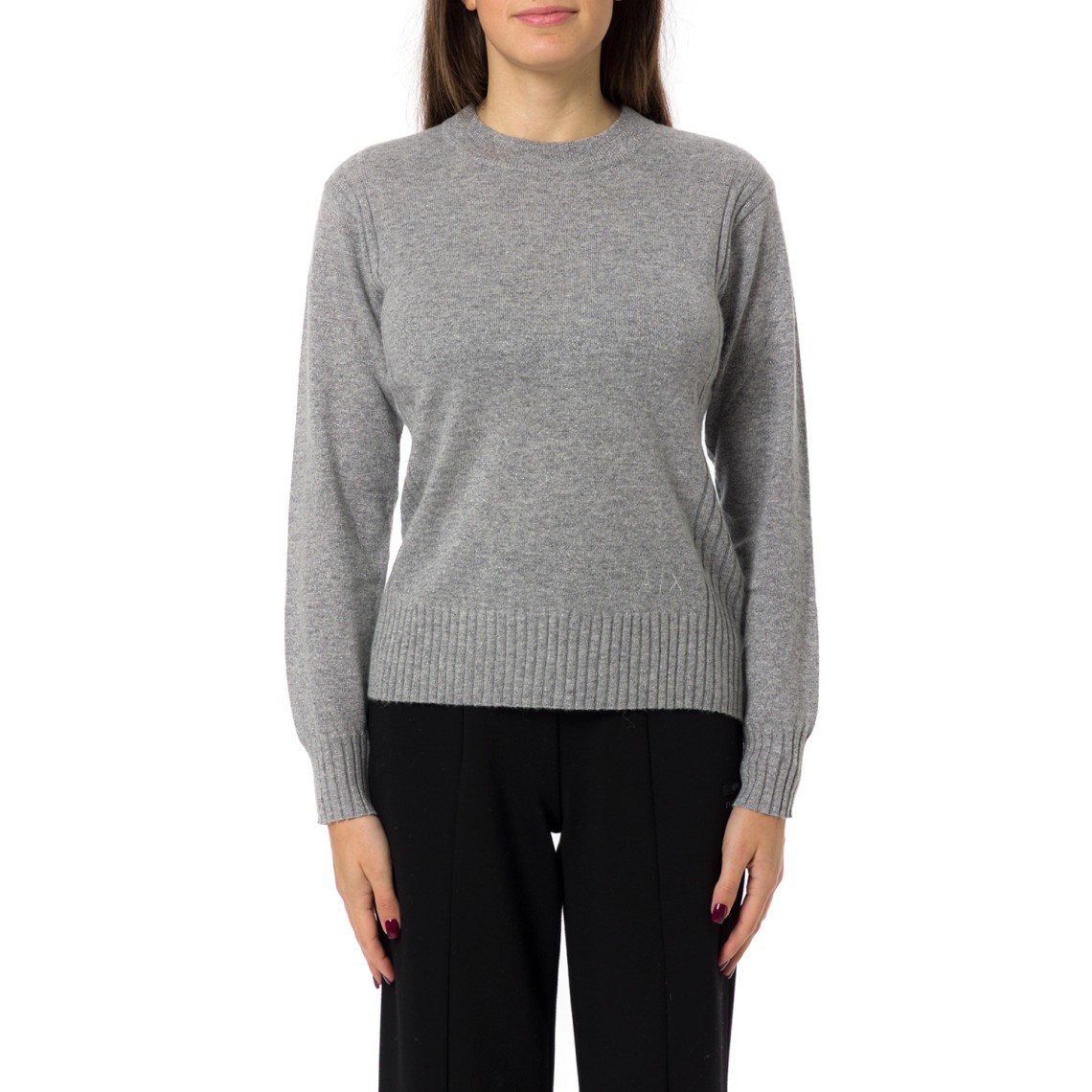 Maglia girocollo lurex Armani Exchnge