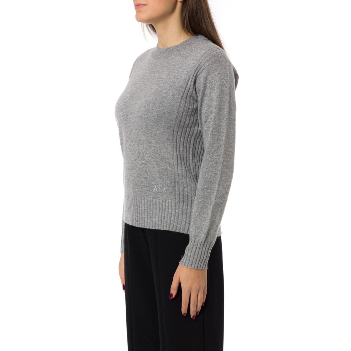 Maglia girocollo lurex Armani Exchnge