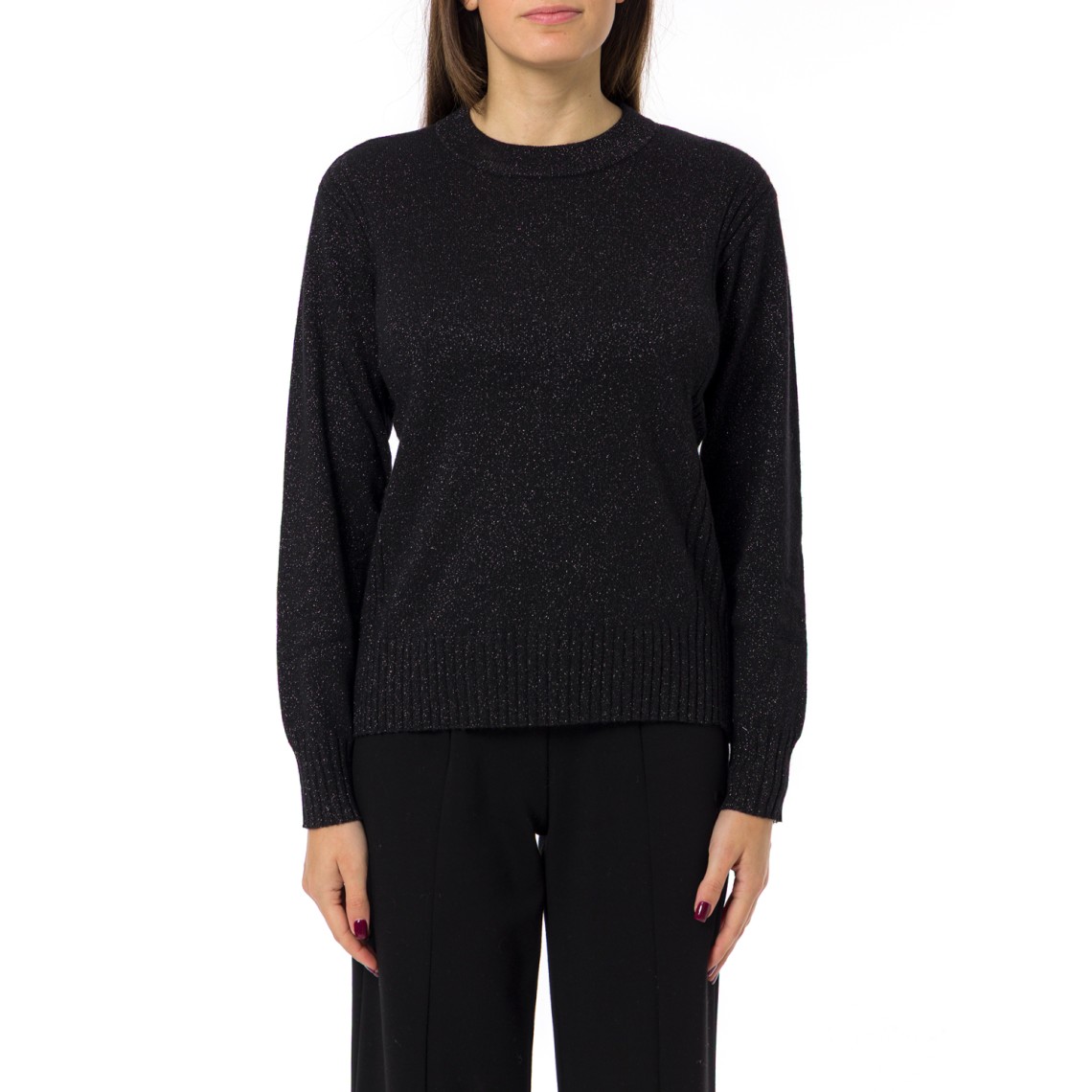 Maglia girocollo lurex Armani Exchnge