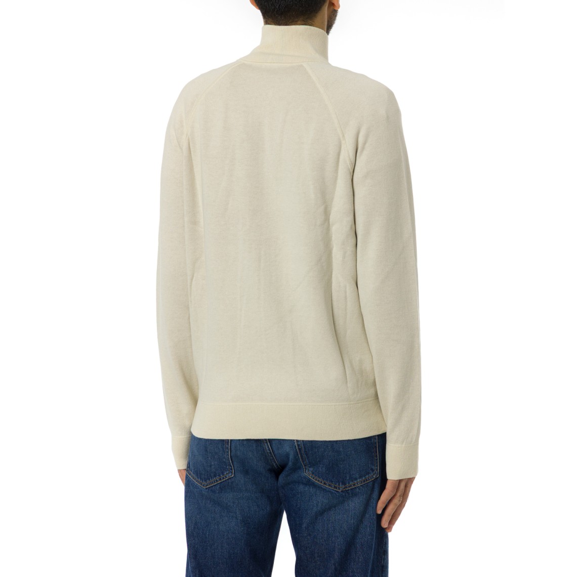 Cardigan Boss in cotone e lana vergine