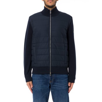 Giacca Boss in bimateriali 