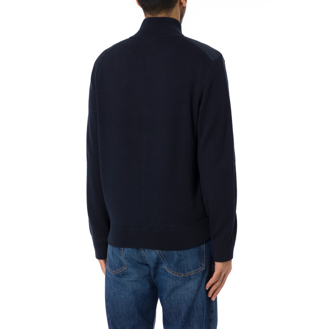 Giacca Boss in bimateriali 