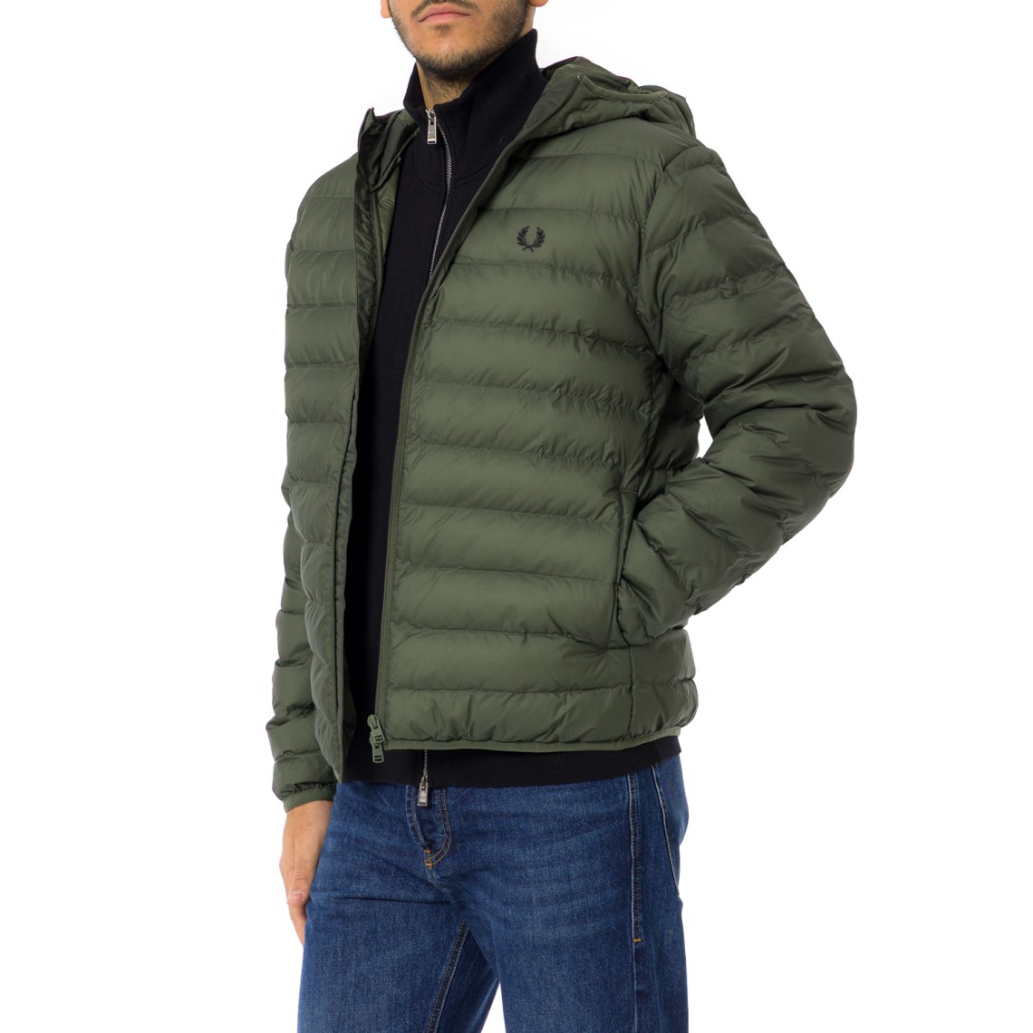 Giacca termica con cappuccio Fred Perry