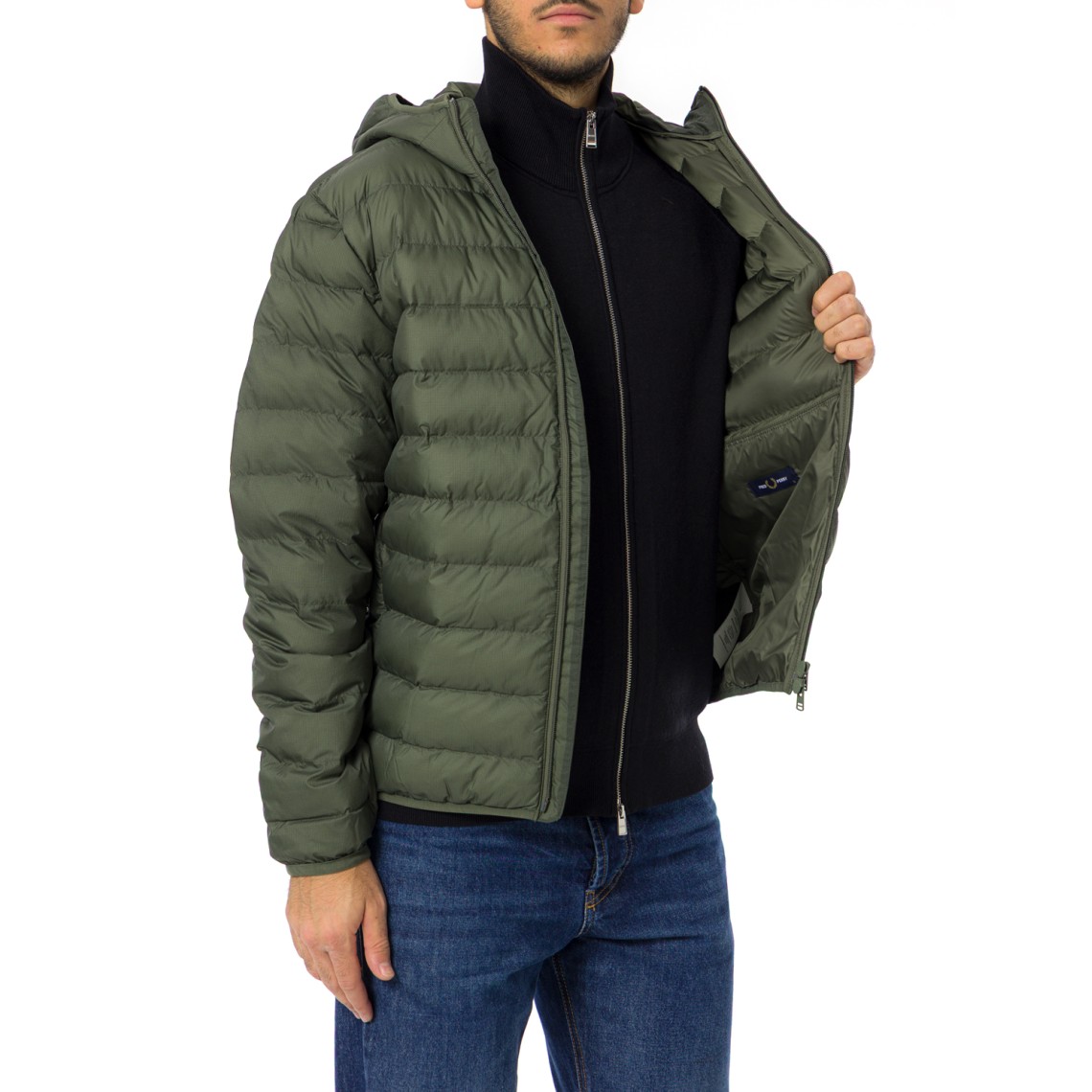 Giacca termica con cappuccio Fred Perry