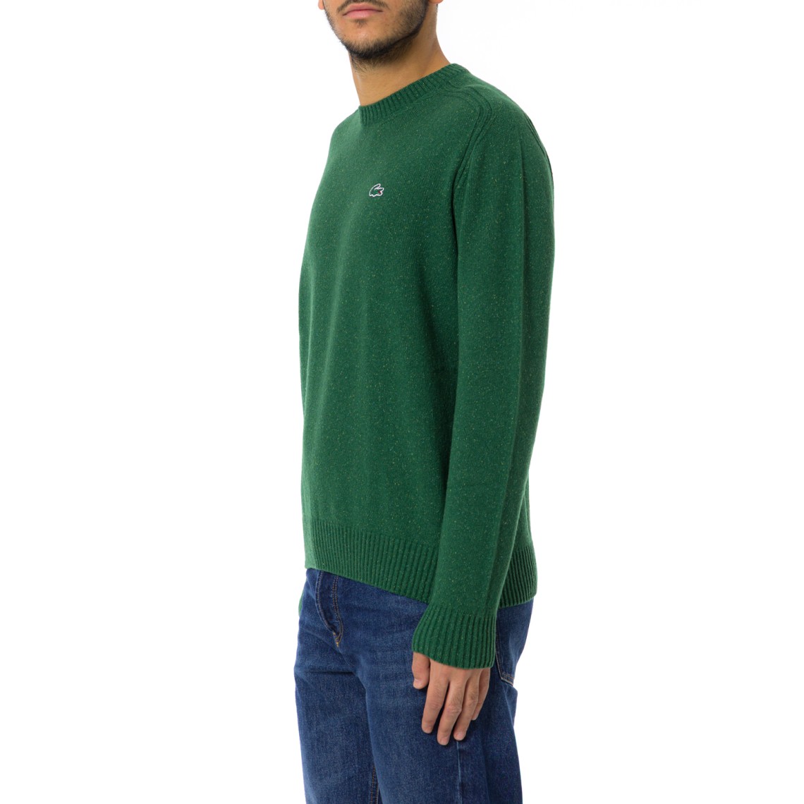 Maglione girocollo in misto lana Lacoste
