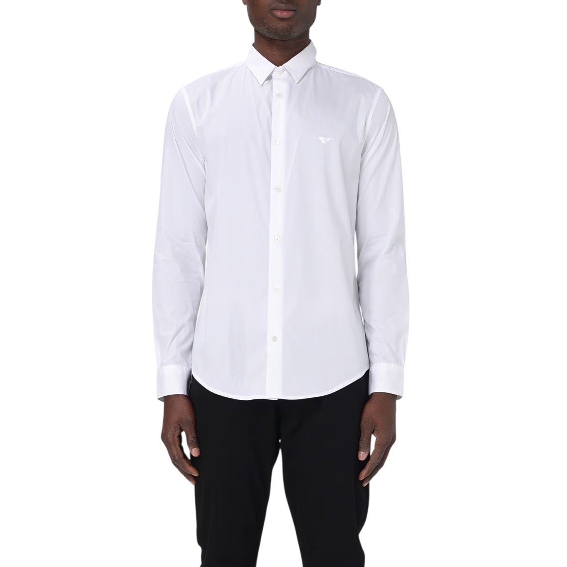 Camicia Emporio Armani in misto nylon stretch