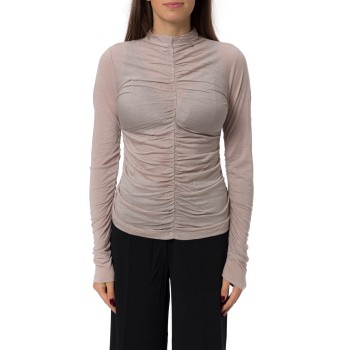 Top arricciato in misto lana Liu Jo