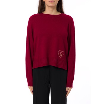 Maglia in misto lana con intarsi Liu Jo