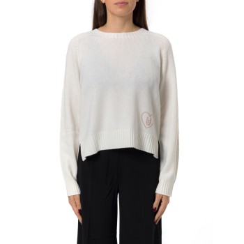 Maglia in misto lana con intarsi Liu Jo