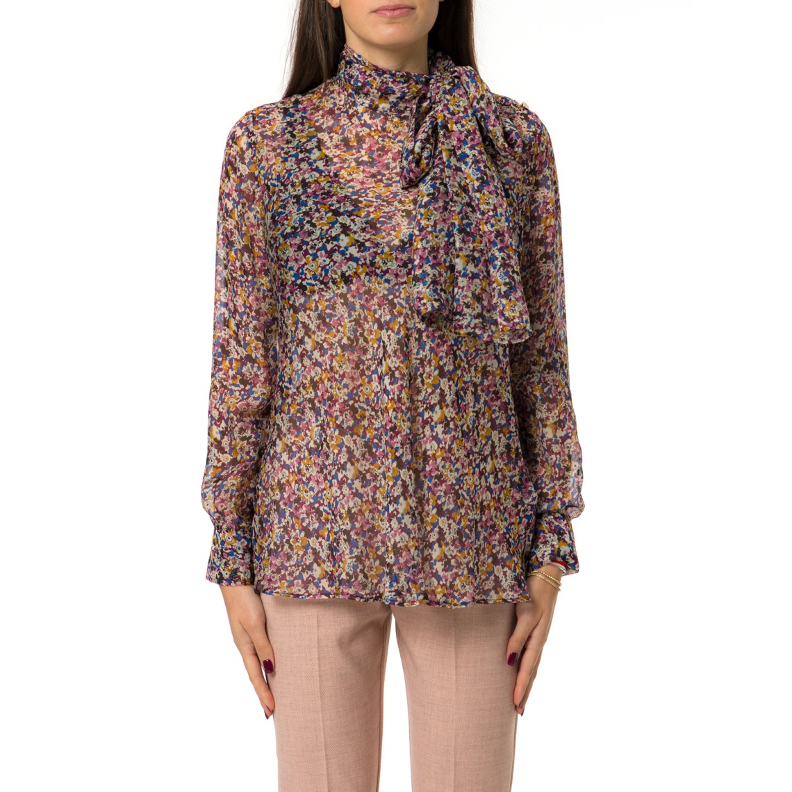 Top in chiffon di seta Liu Jo