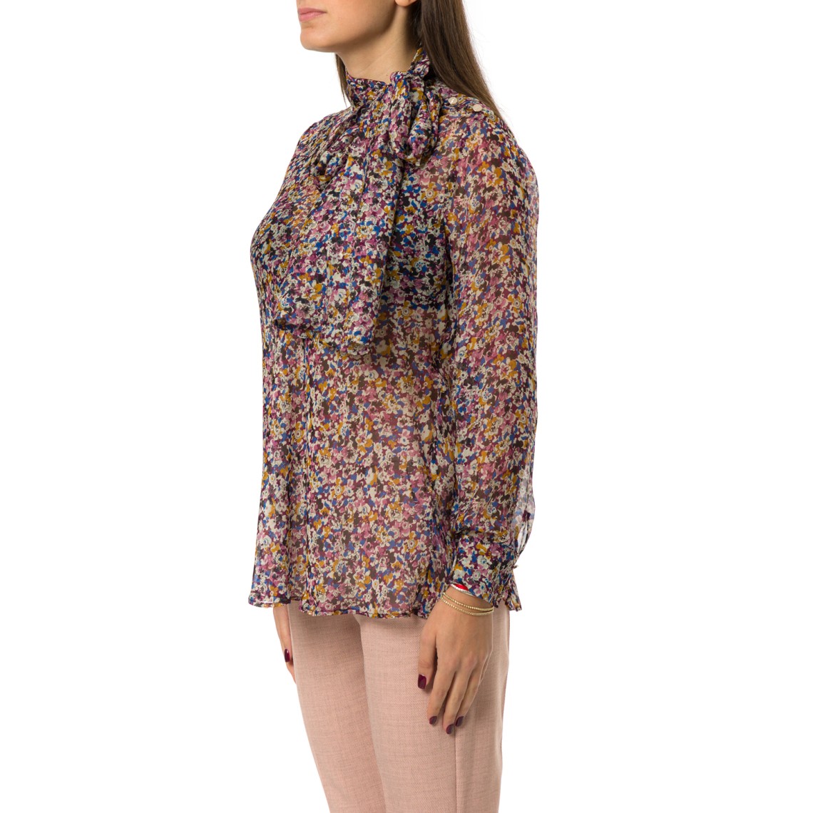 Top in chiffon di seta Liu Jo