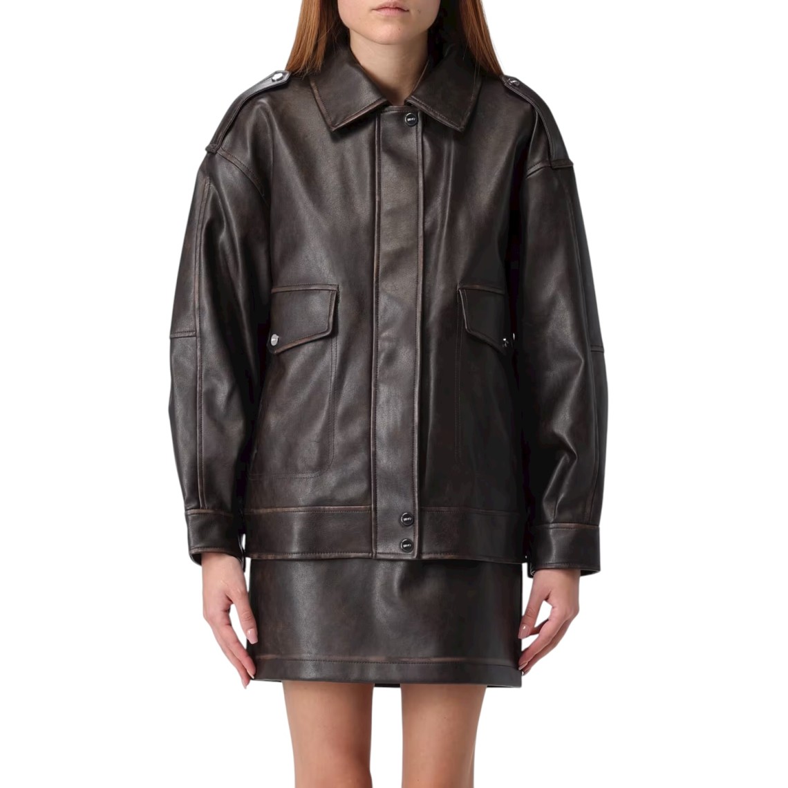 Giubbotto in tessuto spalmato Liu Jo