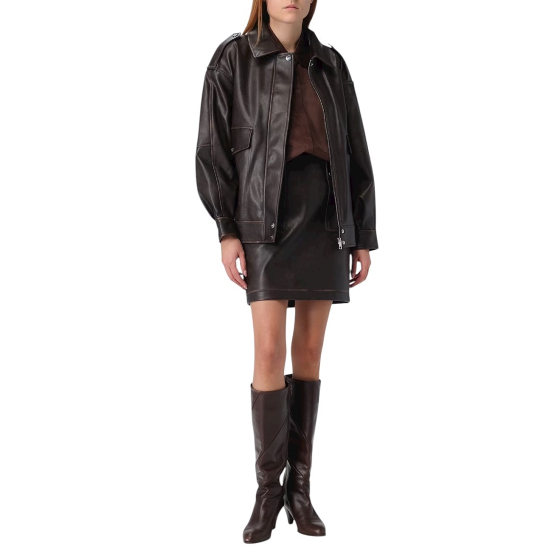 Giubbotto in tessuto spalmato Liu Jo