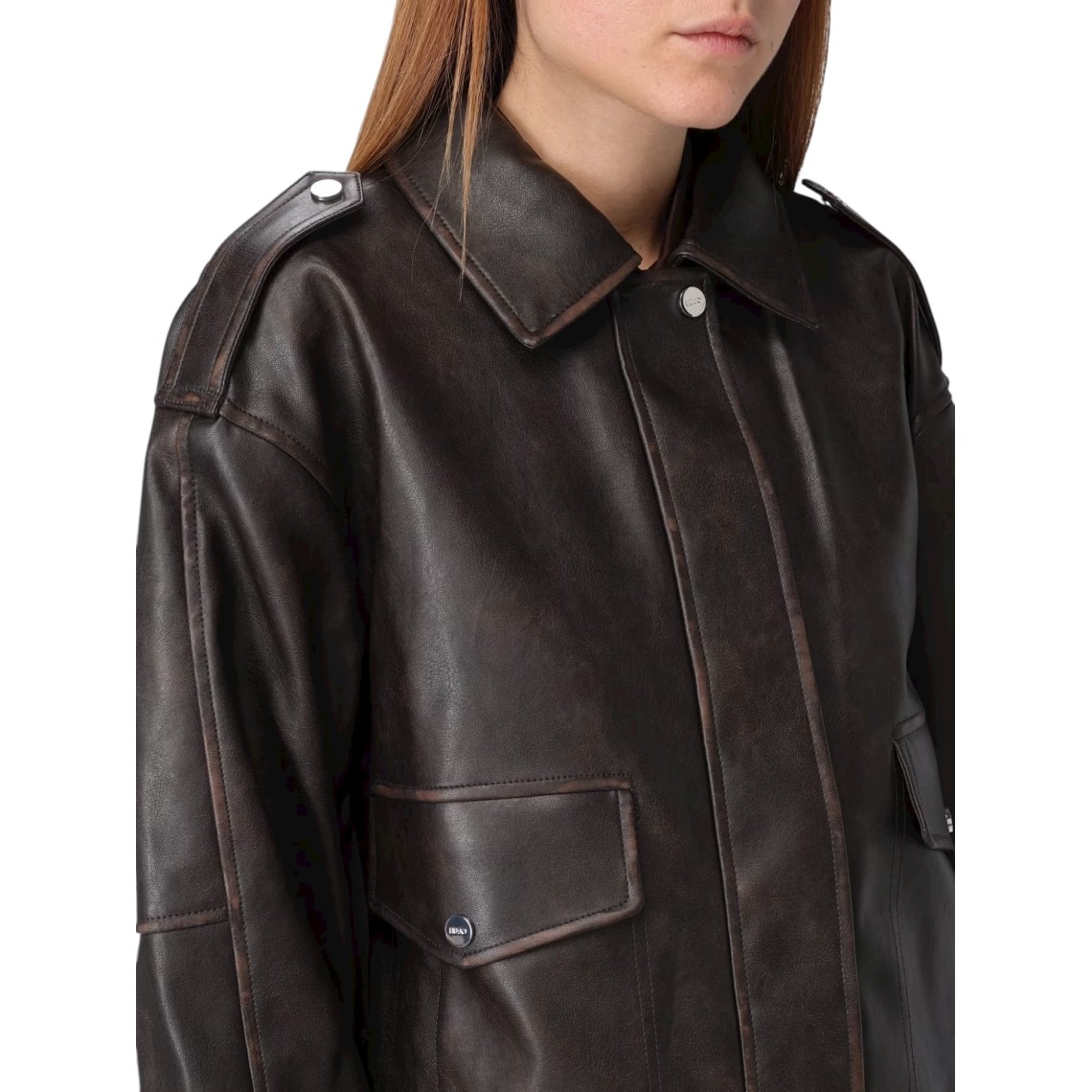 Giubbotto in tessuto spalmato Liu Jo