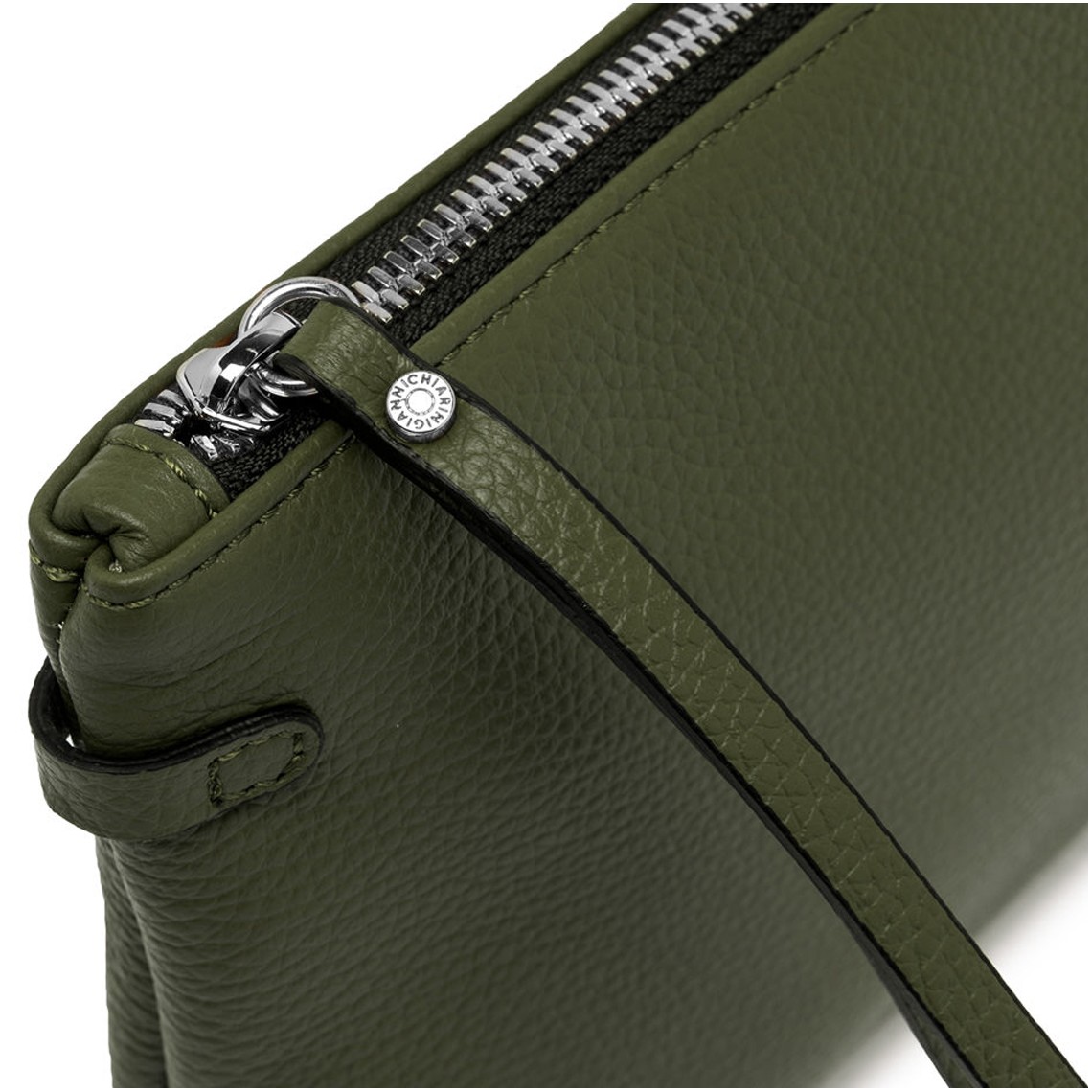 Clutch Hermy Gianni Chiarini in pelle martellata