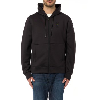 Felpa con zip e cappuccio Colby Blauer