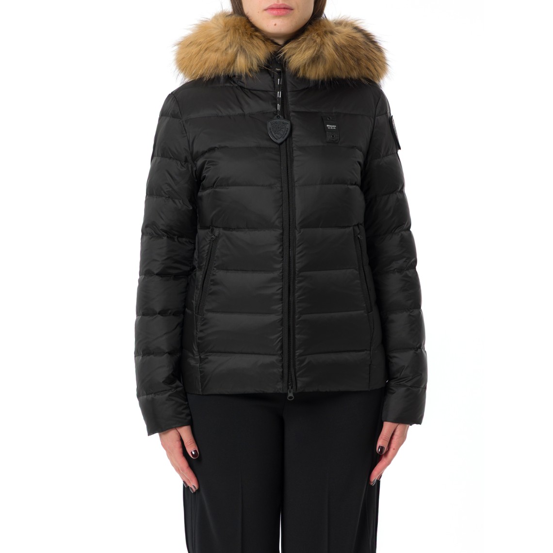 Giubbotto Arcadia Blauer con cappuccio