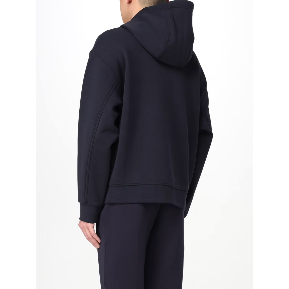 Felpa con zip e cappuccio Emporio Armani