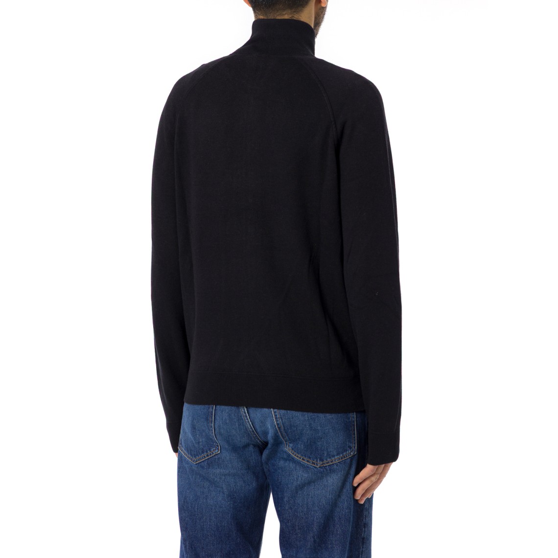 Cardigan Boss in cotone e lana vergine