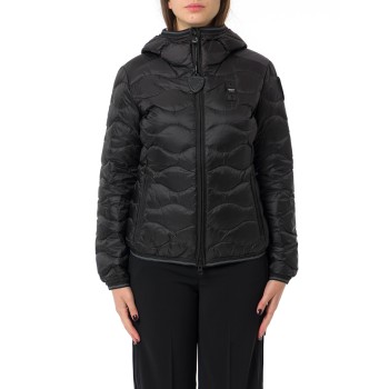 Giubbotto Camelia Blauer con cappuccio